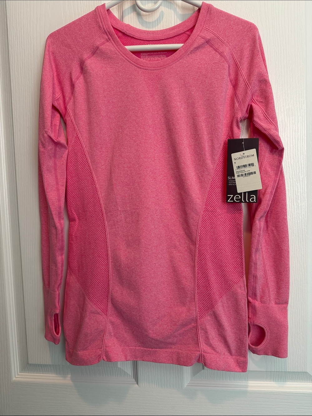 Zella Hot Pink Long Sleeve Performance Top